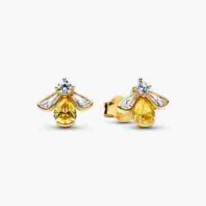 Clous d’Oreilles Abeille Dorés