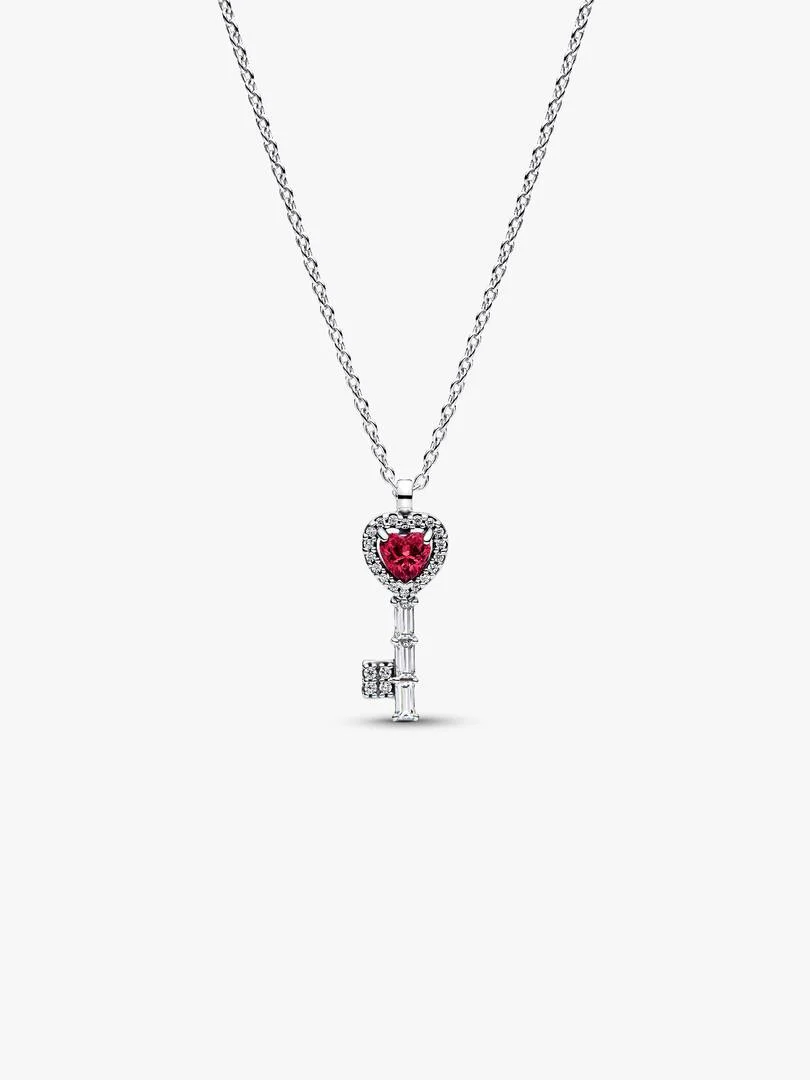 Collier Clé Cœur Surélevé Collier Cle Coeur Sureleve