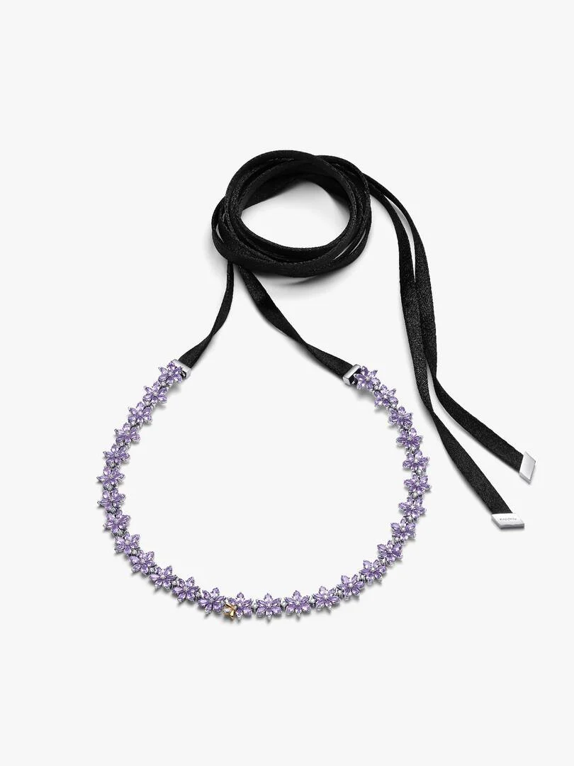 Collier Ras-de-Cou Bridgerton Herbier et Abeille Collier Ras de Cou Bridgerton Herbier et Abeille